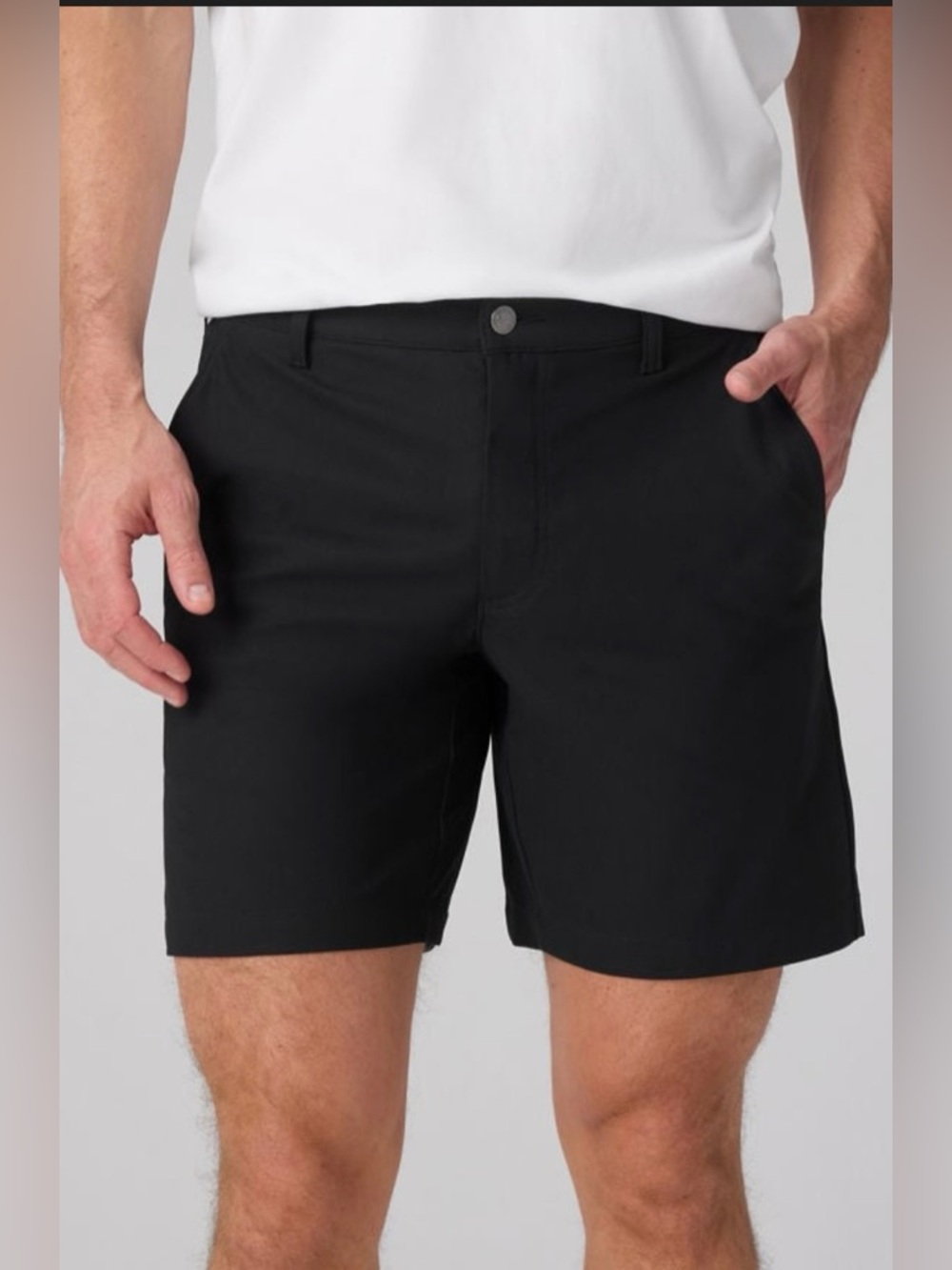 Fabletics Men’s Athletic Golf Shorts Black – Size XS/S (30 Waist) The Don Shorts
